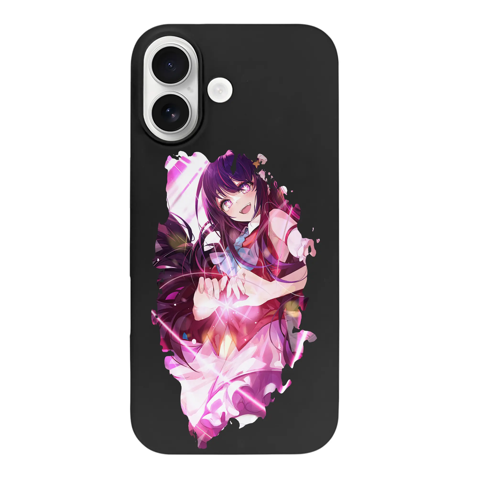 推しの子 グッズ,星野アイ - iPhone 17 シリーズ シリコンケース 薄型 耐衝撃 指紋防止 ソフトタッチカバー 精密フィット 傷防止 保護ケース iPhone 17/17 Air/17 Pro/17 Pro Max 対応